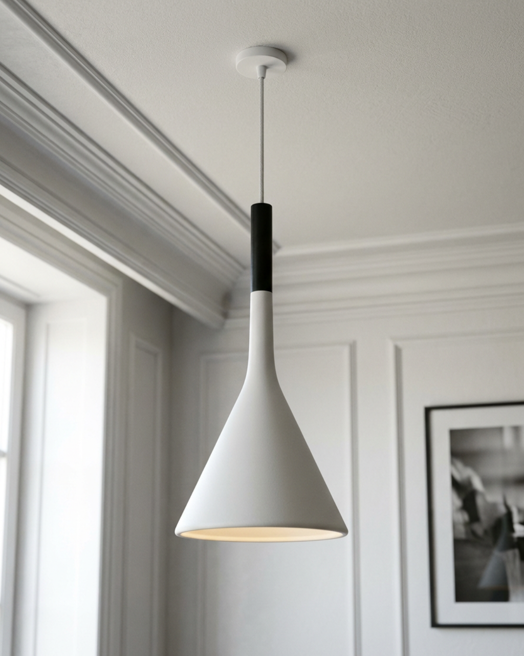Conische hanglamp — Gerichte verlichting, strak ontwerp