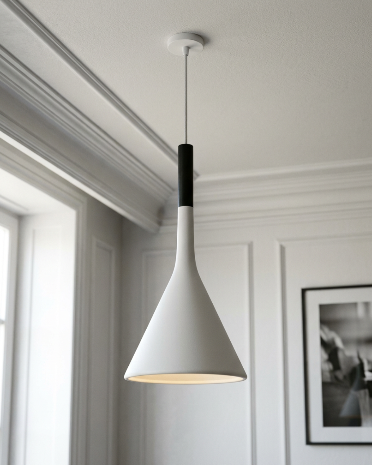 Conische hanglamp — Gerichte verlichting, strak ontwerp
