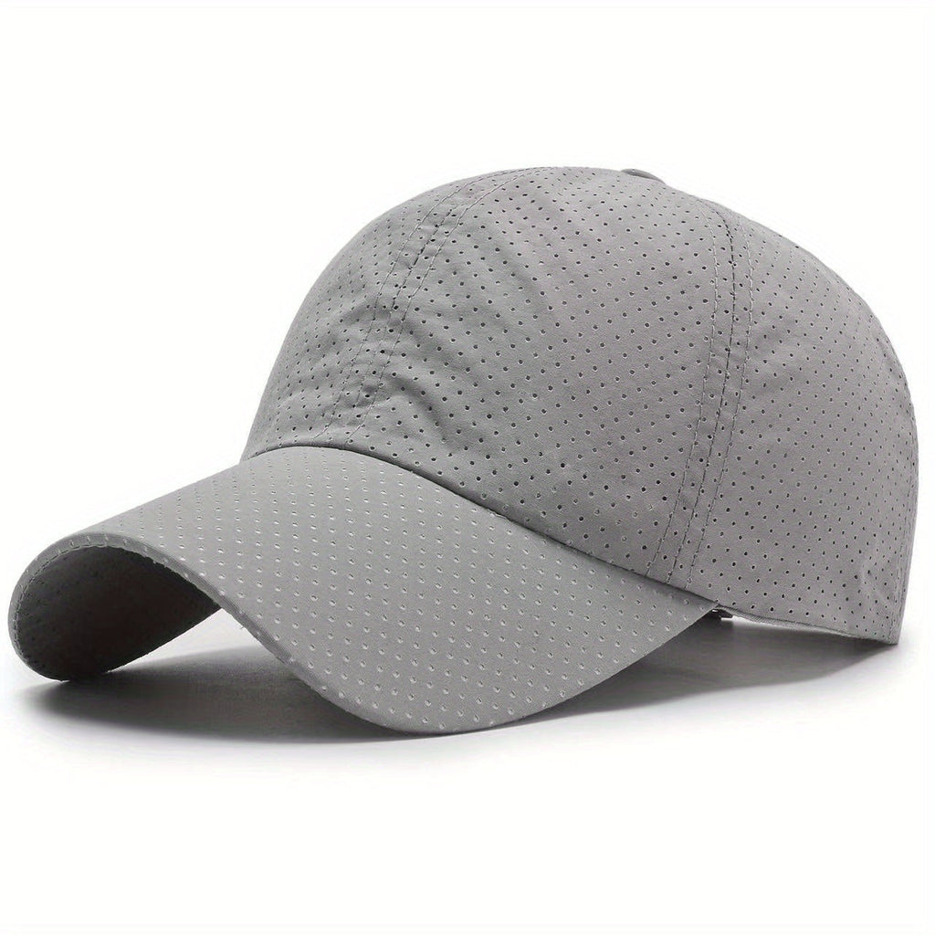 Șapcă sport din plasă cu uscare rapidă — Protecție UV, unisex