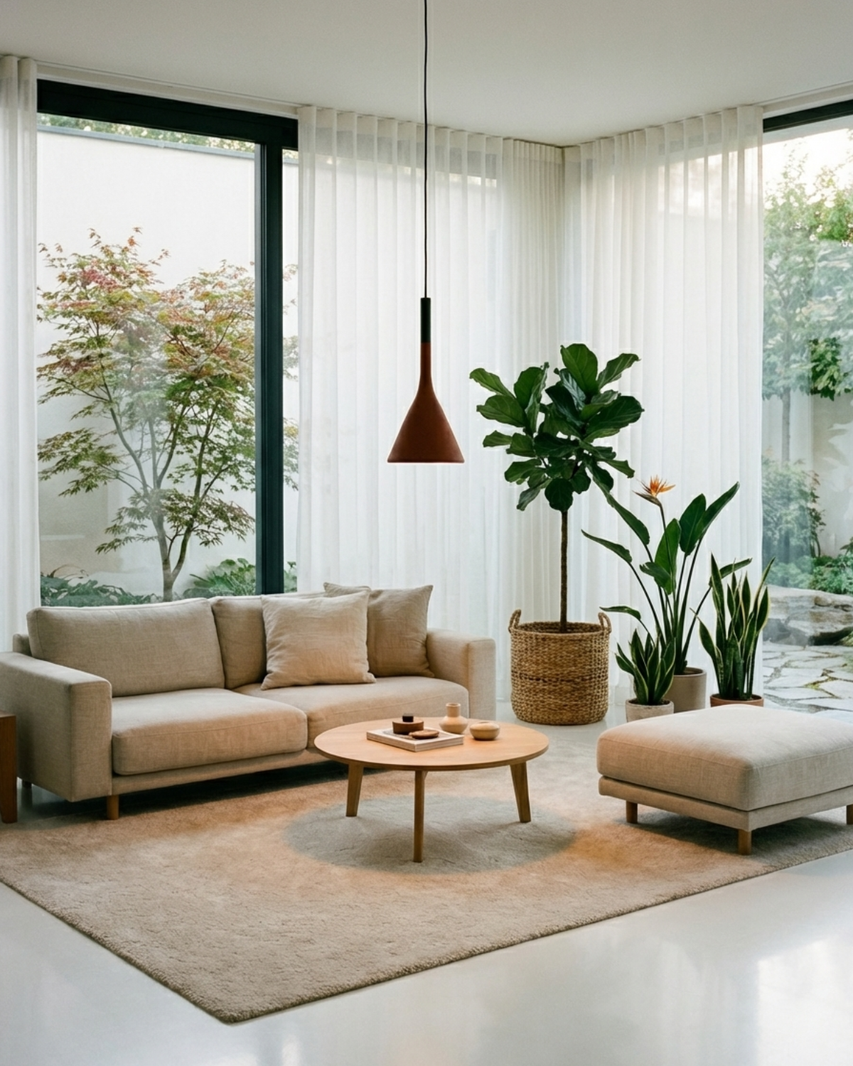 Conische hanglamp — Gerichte verlichting, strak ontwerp