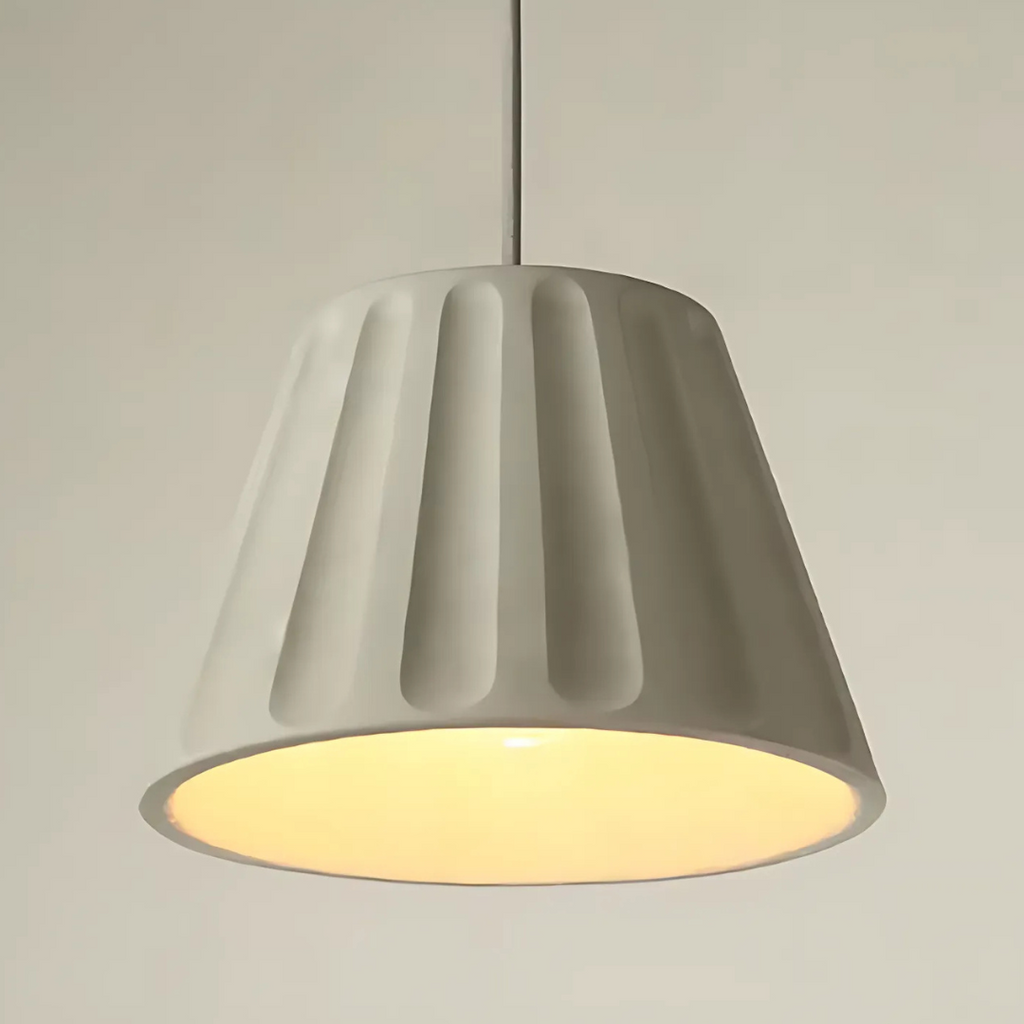 NovaCrest Cement Pendant Light Series — Touch Switch, Integrated Warm White LED