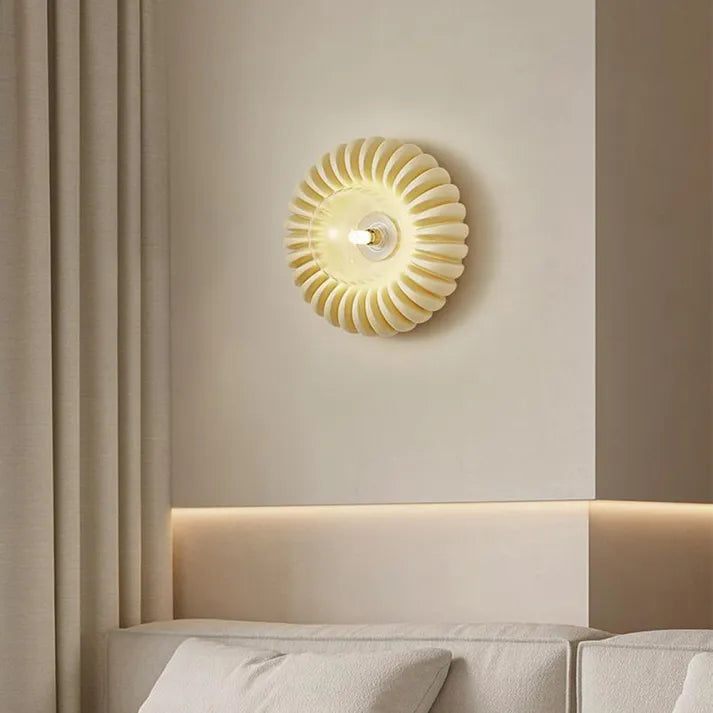 Lyra Resin Wall Lamp — Ambient Glow, Sculptural Silhouette