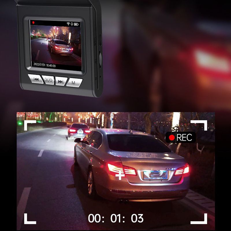 1080P Dashcam — Motion Detection and Night Vision