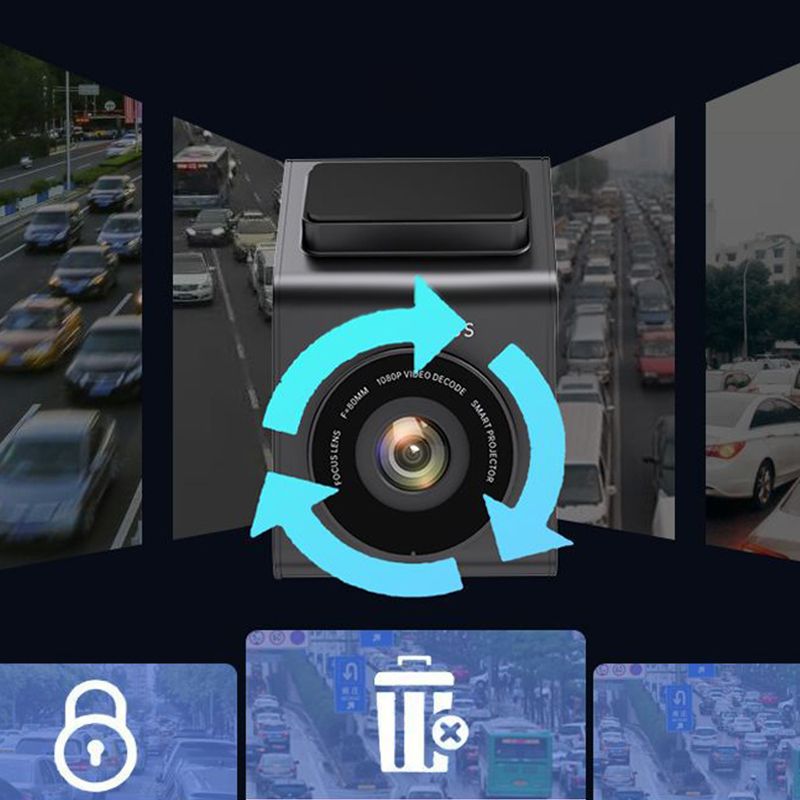 1080P Dashcam — Motion Detection and Night Vision
