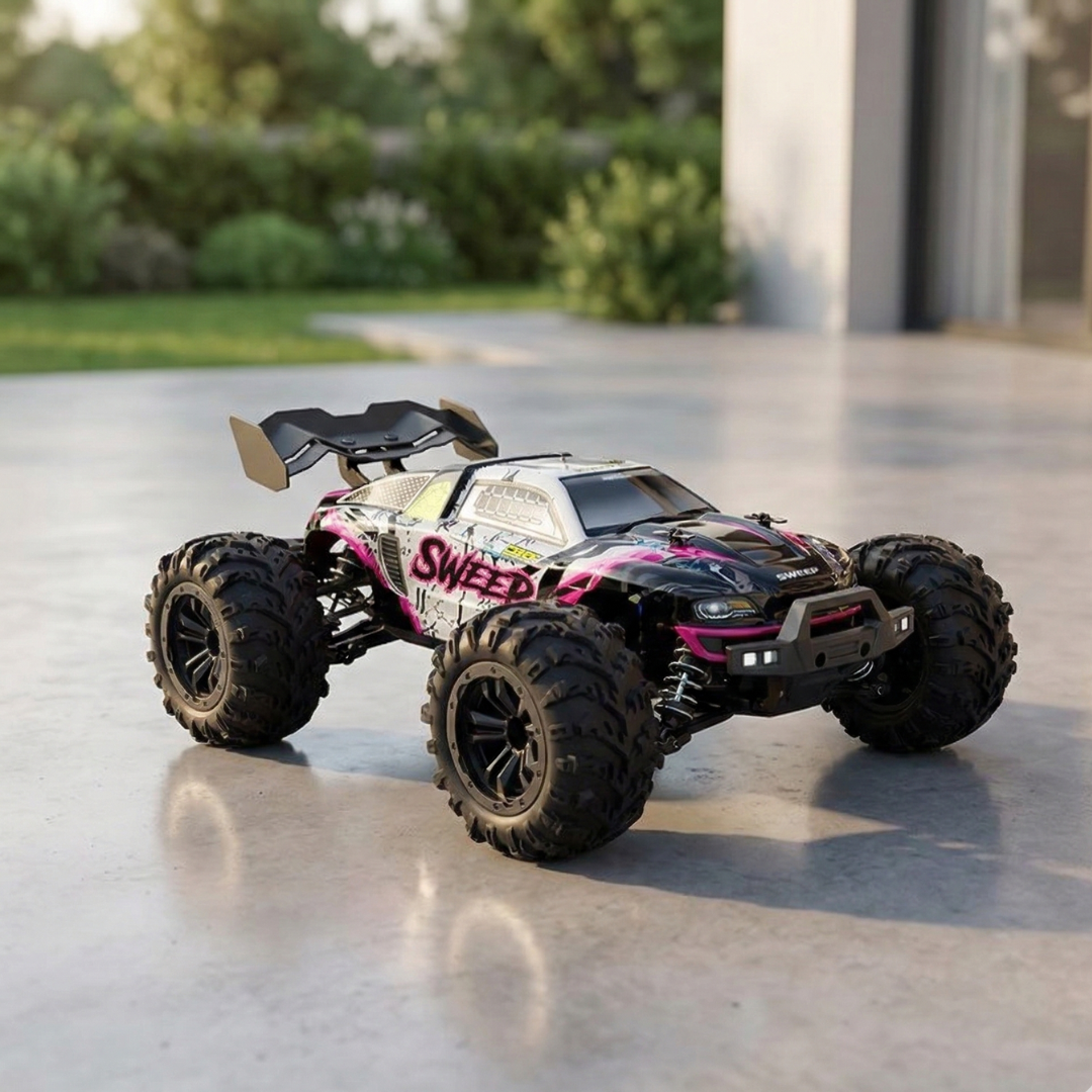 Skala 1:16 4WD-RC-lastbil — kraftfuld motor, tophastighed på op til 70 Kmh