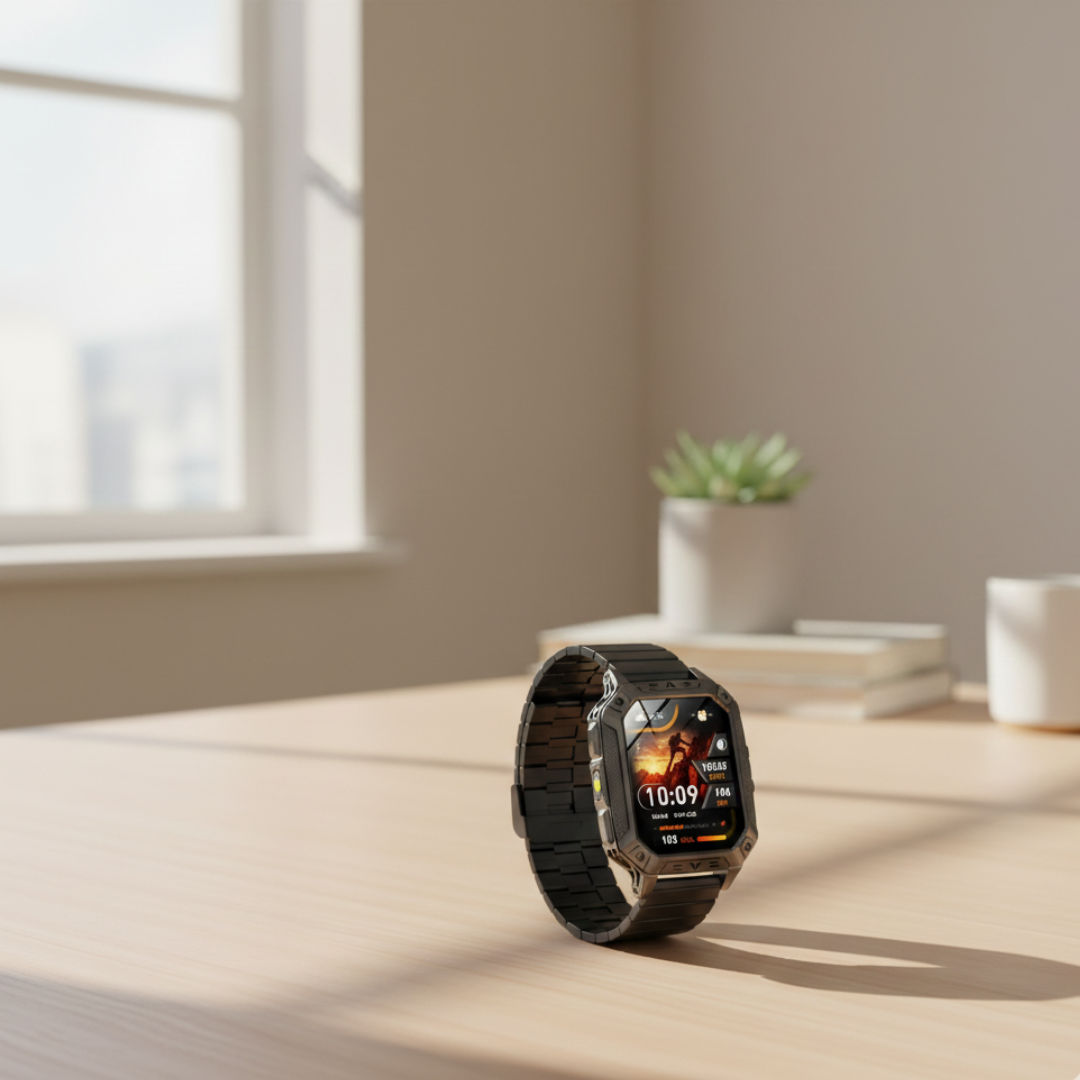 AMOLED kijelzős okosóra és tartós, vízálló fitneszkövető