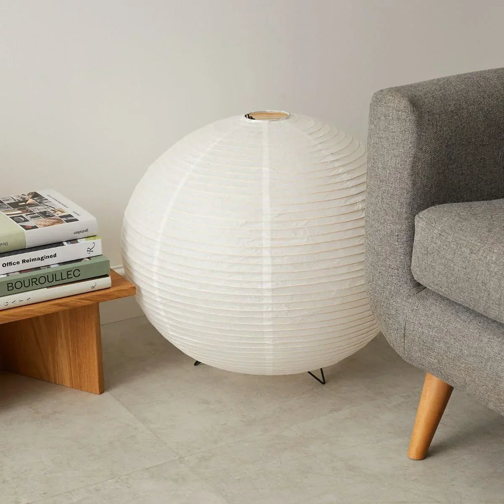 Stylish Spherical Rice Paper Table Lamp