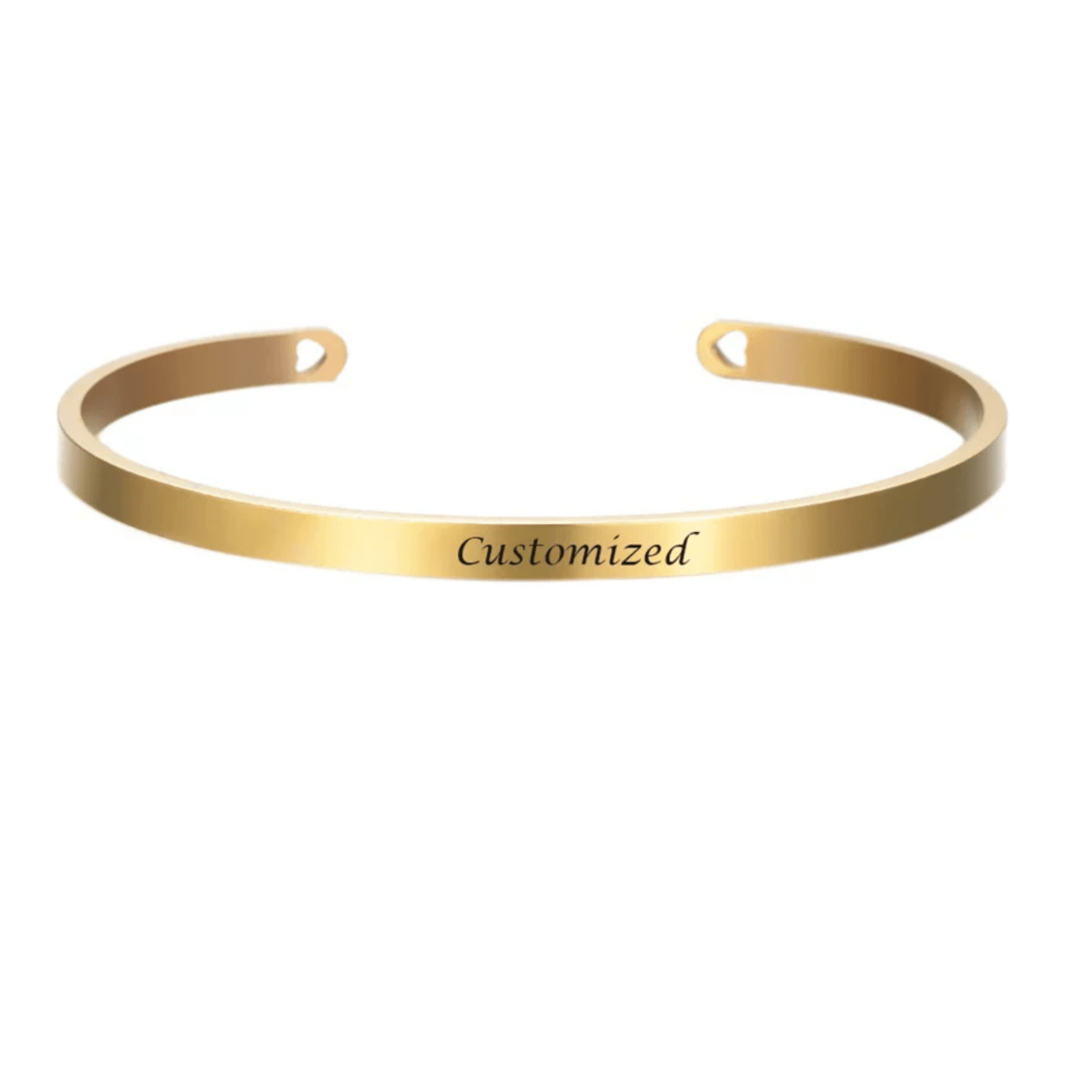 Bracelet en acier inoxydable gravé personnalisé AureaLink