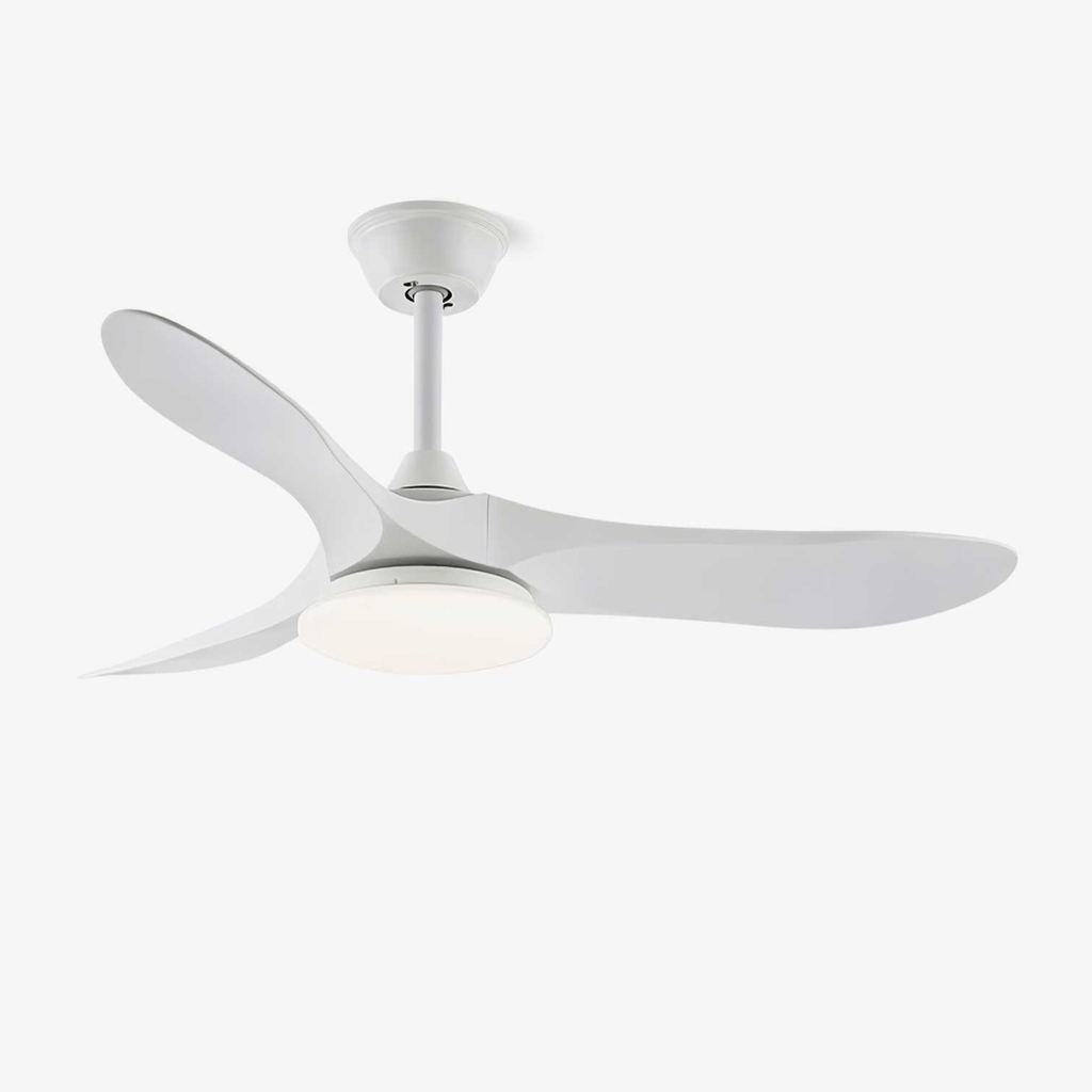 Plafondventilator met 35W-ledverlichting, houtnerf, 6 snelheden