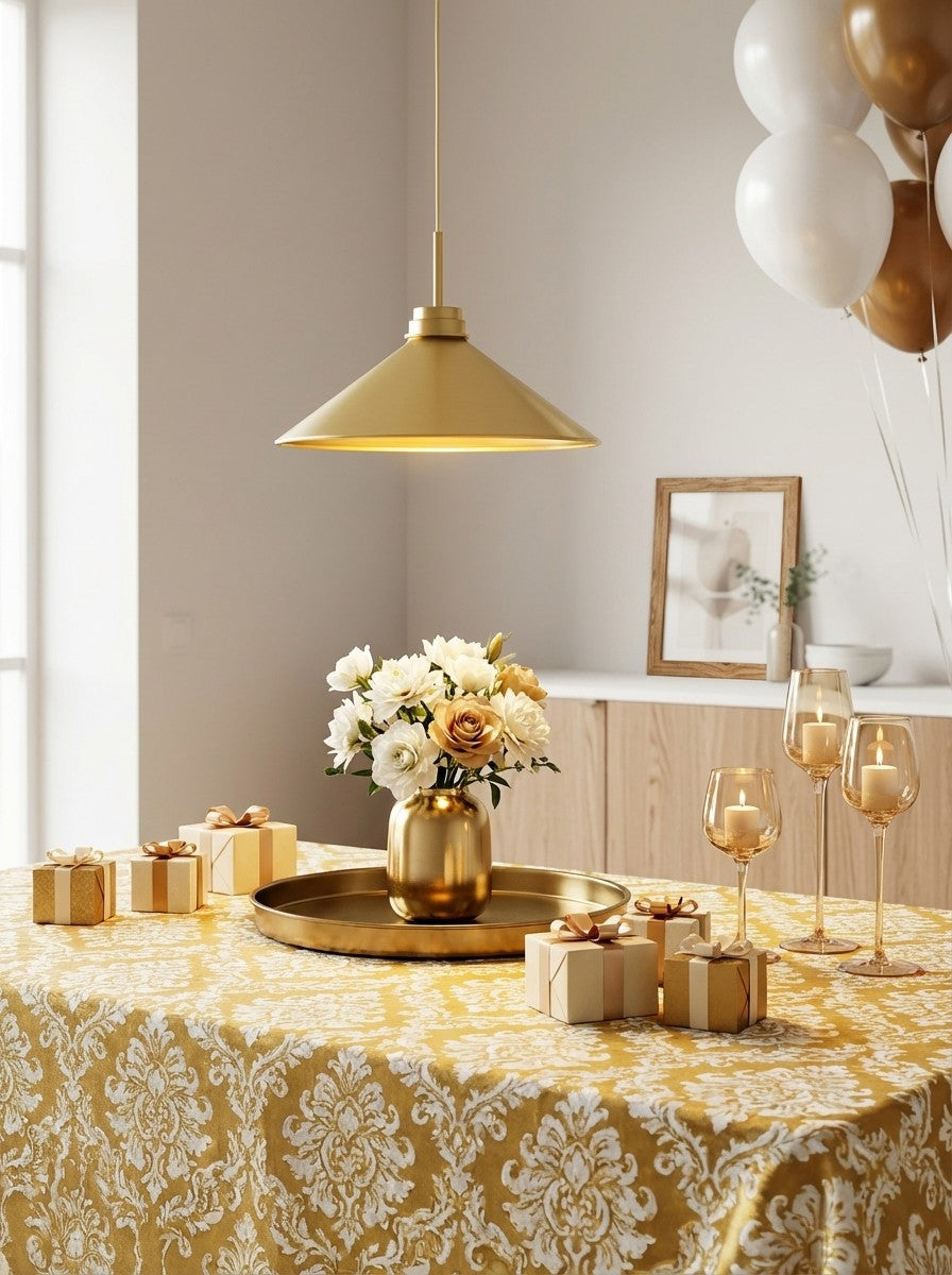 Kegelförmige Pendelleuchte — dimmbarer Landhausstil
