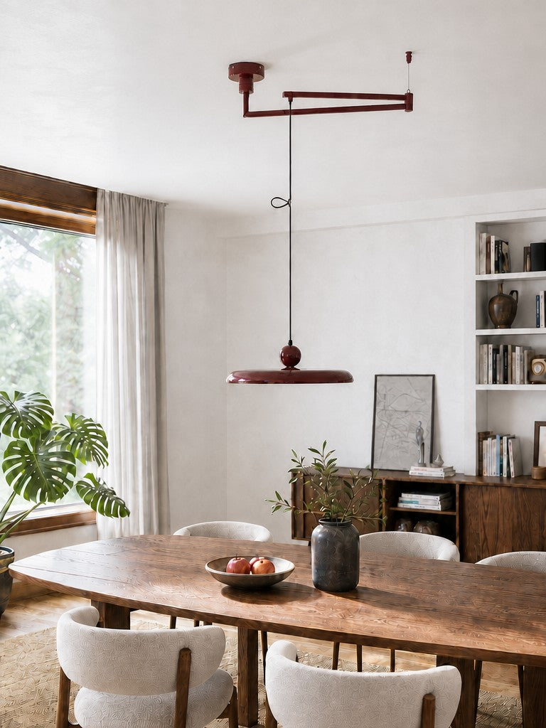 Verstelbare hanglamp — metalen lamp met zwenkarm