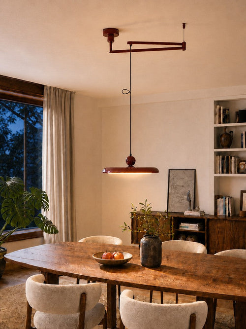 Adjustable Pendant Lamp — Swivel Arm Metal Lighting