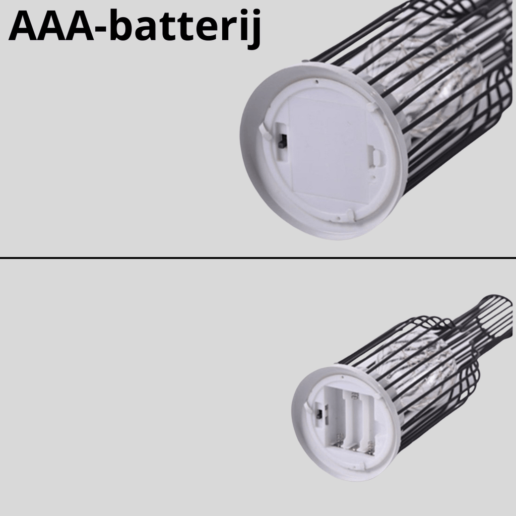 Lámpara de mesa LED inalámbrica - luz ambiental moderna de acero