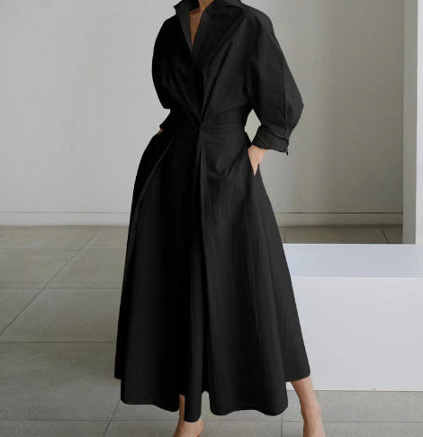 Robe longue élégante – Fluide et chic