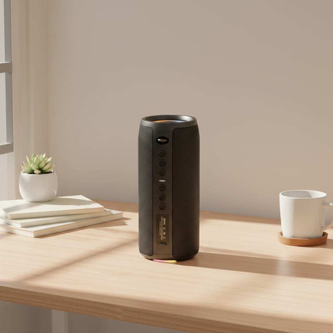 Altavoz Bluetooth portátil pequeño — Potencia de 40W, graves estéreo 3D