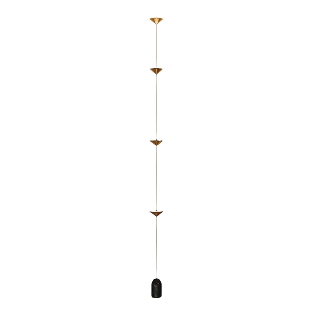 Ledlamp van vloer tot plafond — 4 lichtpunten, 2.5–3.2 m