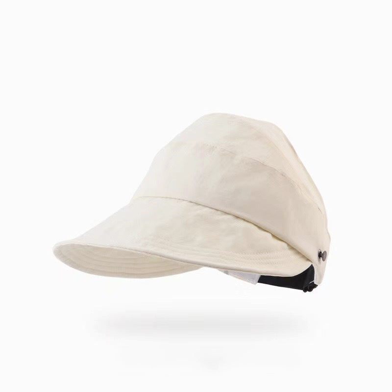Opvouwbare ademende panamahoed — kinband, UPF 50+