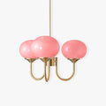 Aurielle Marshmallow Modern Chandelier — Rounded Silhouette, Warm Ambient Glow