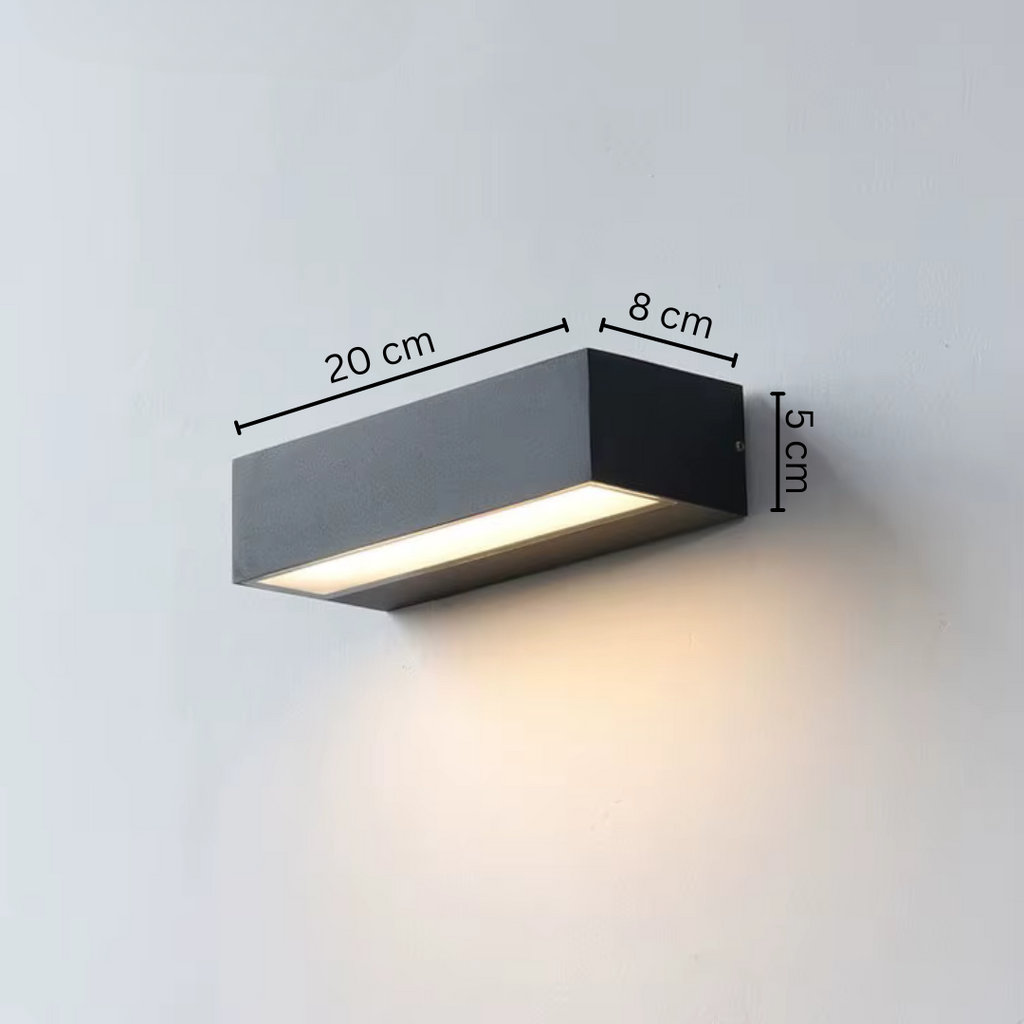 LumaHart udendørslampe — IP65-vejrbestandig, LED-pærer medfølger