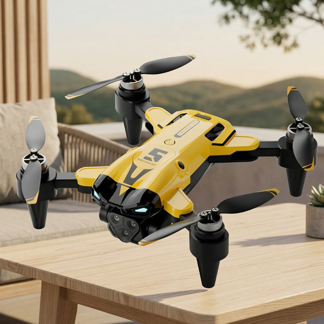 Quadcopter 8K — Σύστημα τριπλής κάμερας, αναδιπλούμενος σκελετός, κινητήρες χωρίς ψήκτρες