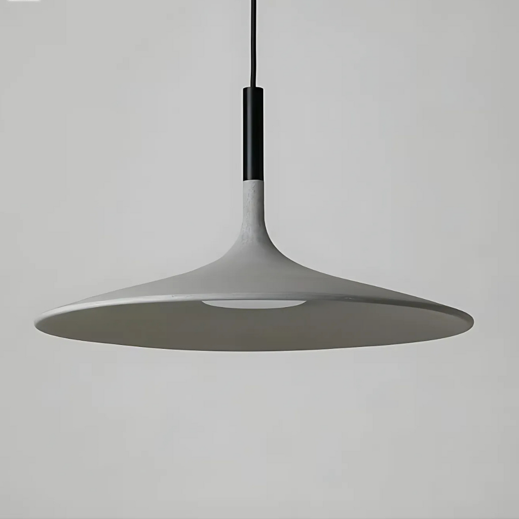 LyraStone Pendant Light — Natural LED Glow, Hand Knitted Finish