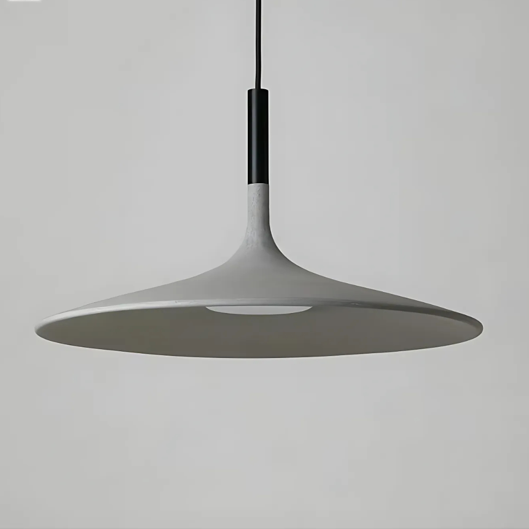 LyraStone Pendant Light — Natural LED Glow, Hand Knitted Finish