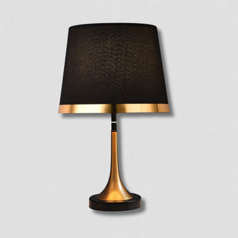 Aurevra Retro Table Desk Lamp in Gold and Black — Elegant Style