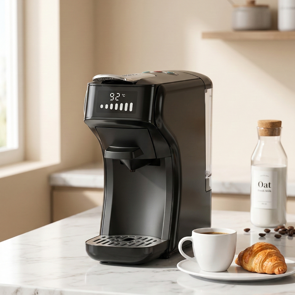 HiBREW 6-in-1-Kapselkaffeemaschine für heiße und kalte Getränke, kompatibel mit Nespresso