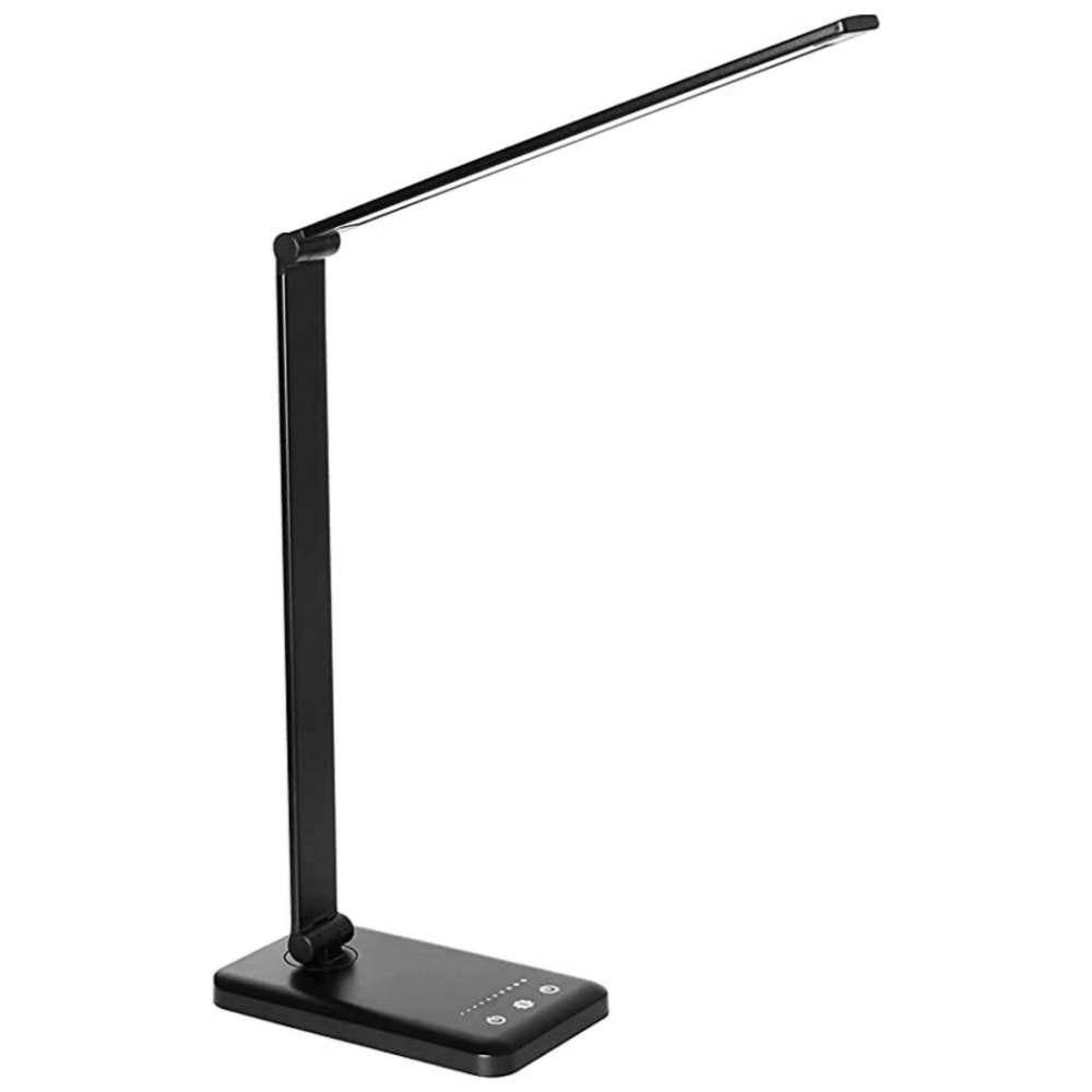 Lampă de birou LED — încărcare USB, 5 moduri, braț flexibil cu intensitate reglabilă