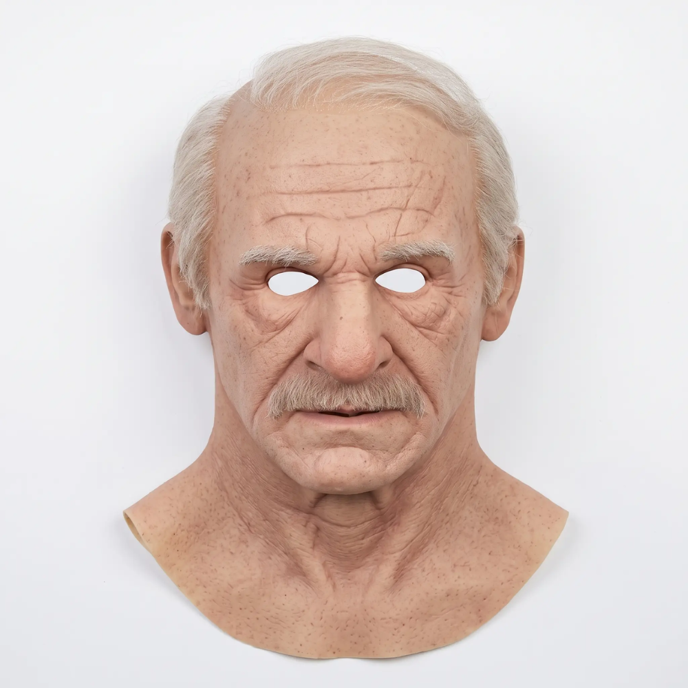Realistisk latexmaske af figur - bevægelig kæbe, voksenstørrelse