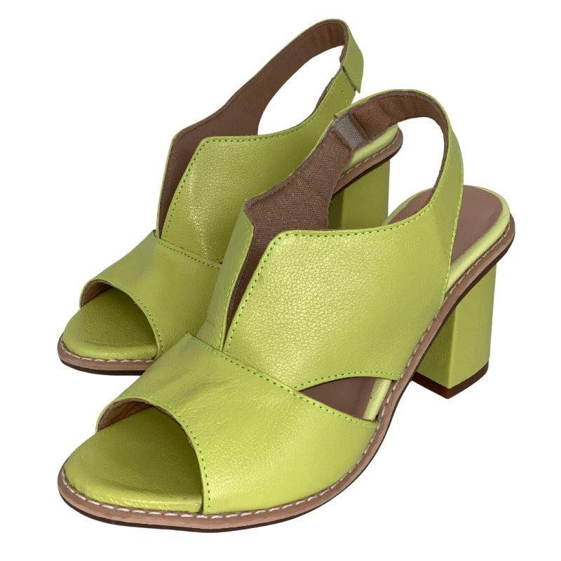 Damen-Ledersandalen mit Blockabsatz, offener Zehenpartie, Bordeauxrot