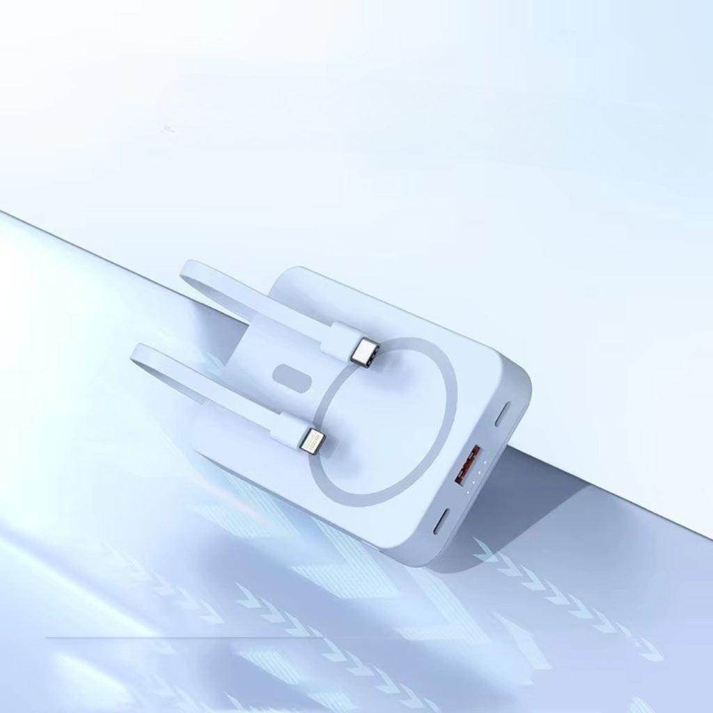 Magnetyczny powerbank bezprzewodowy — pojemność 100000 mAh