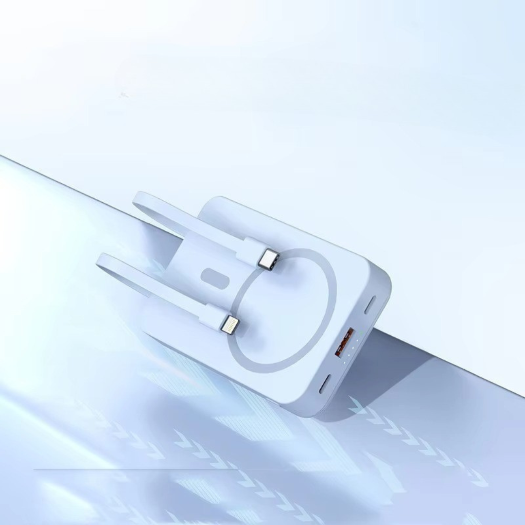 Magnetyczny powerbank bezprzewodowy — pojemność 100000 mAh