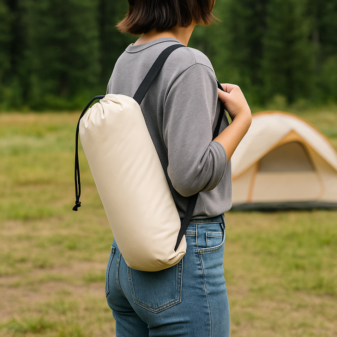 超軽量折りたたみ式キャンプチェア — 人間工学に基づくサポート