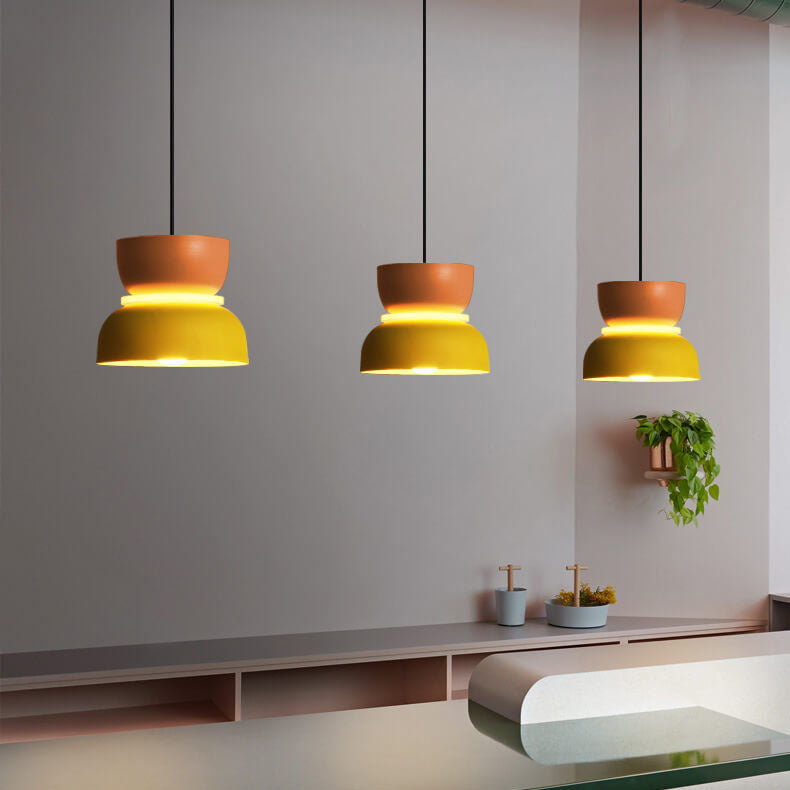 Macaron Acrylic Dome Pendant Light LED E27 12W - Wildoxy
