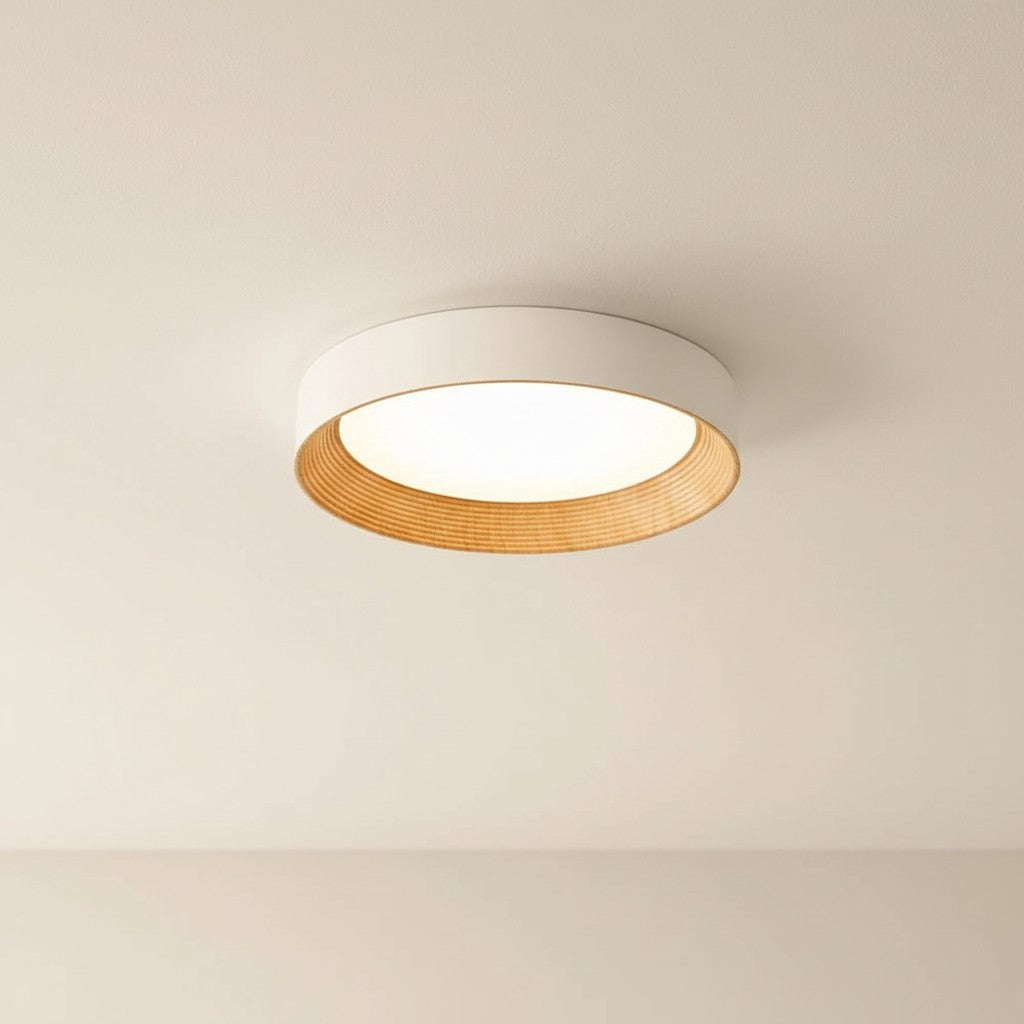 Ronde platte led-plafondlamp — slank ontwerp