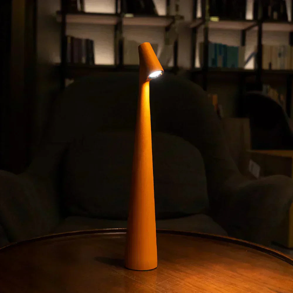Nordic Wireless LED Table Lamp — Cord-Free Directed Beam