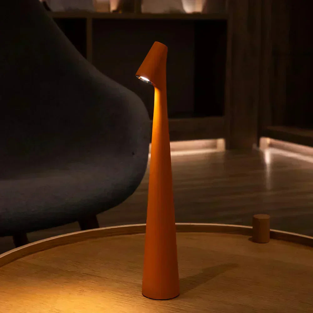 Nordic Wireless LED Table Lamp — Cord-Free Directed Beam