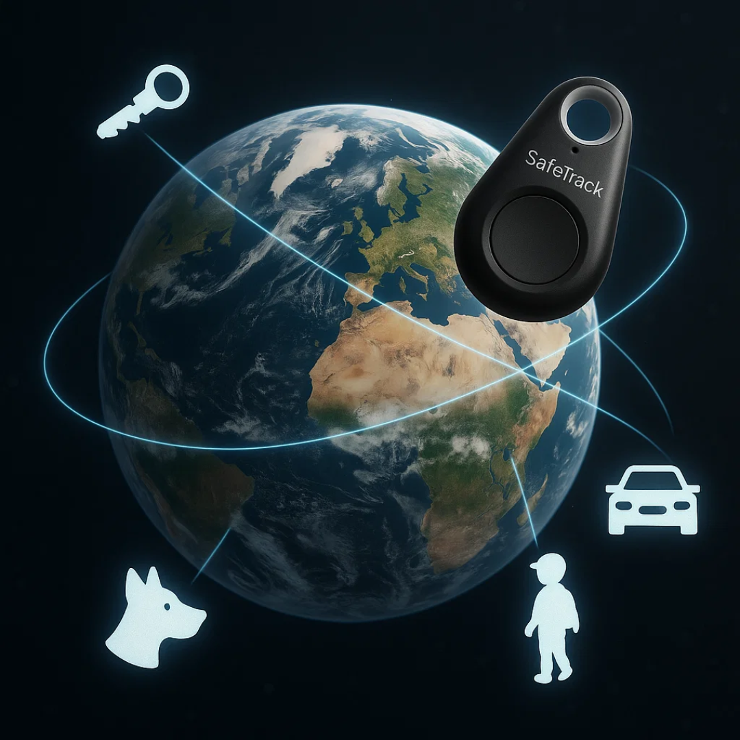 Tracker GPS compact — urmărire în timp real prin aplicație, geofencing