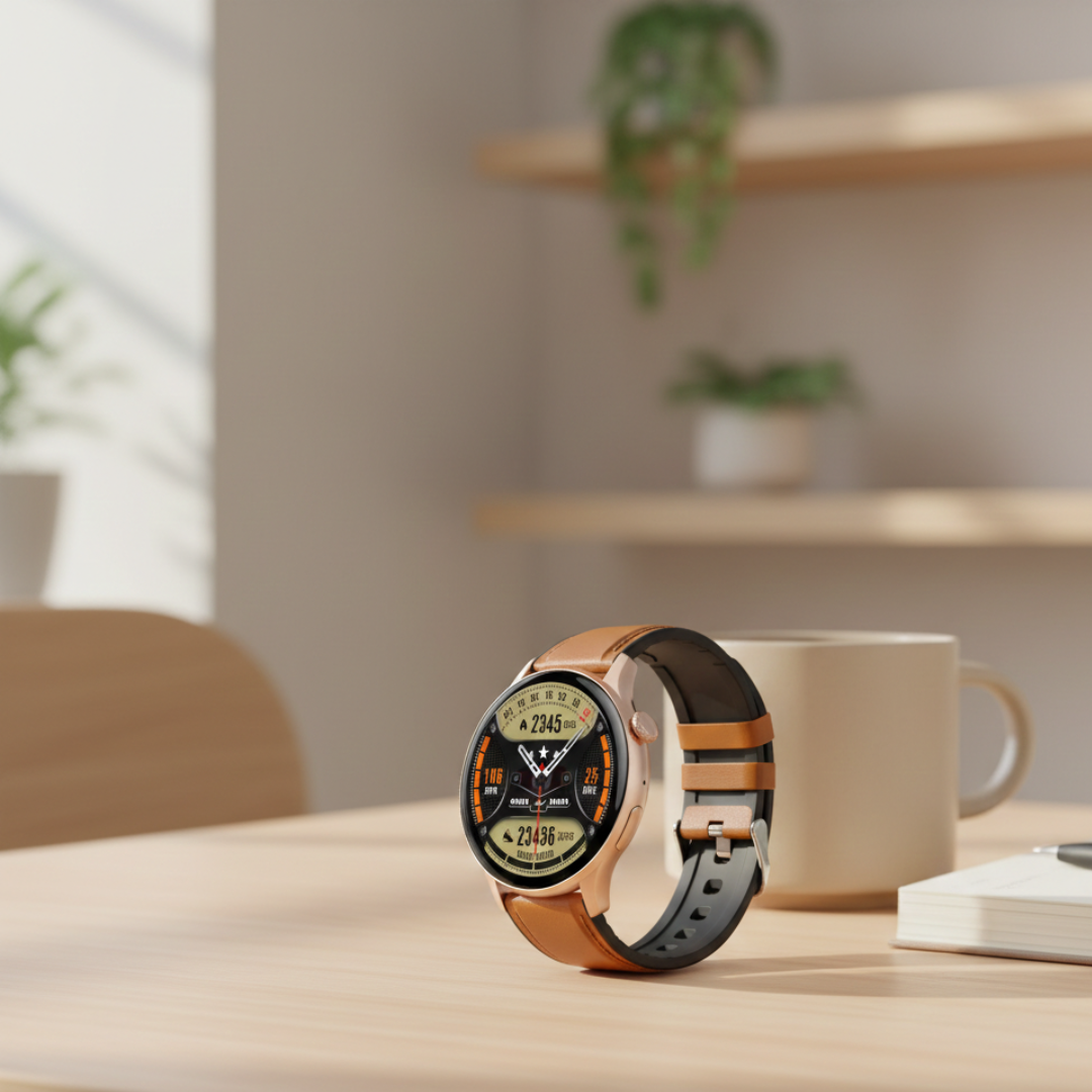 Smartwatch AMOLED impermeable para mujer, con interfaz de llamadas por Bluetooth