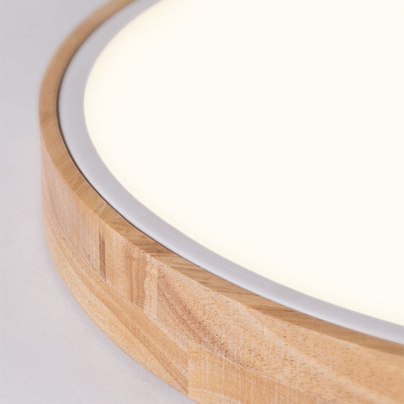 Moderne runde LED-Deckenleuchte aus Acryl — 7 Farben, 4 Größen