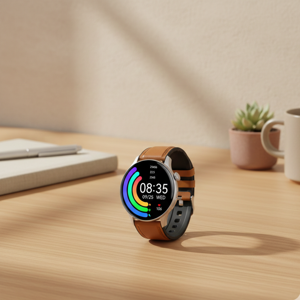 Smartwatch AMOLED impermeable para mujer, con interfaz de llamadas por Bluetooth