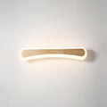 Aplique de pared LED escandinavo de madera, pantalla acrílica de 40/60/80 cm