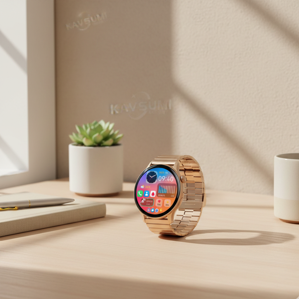 Smartwatch AMOLED impermeable para mujer, con interfaz de llamadas por Bluetooth
