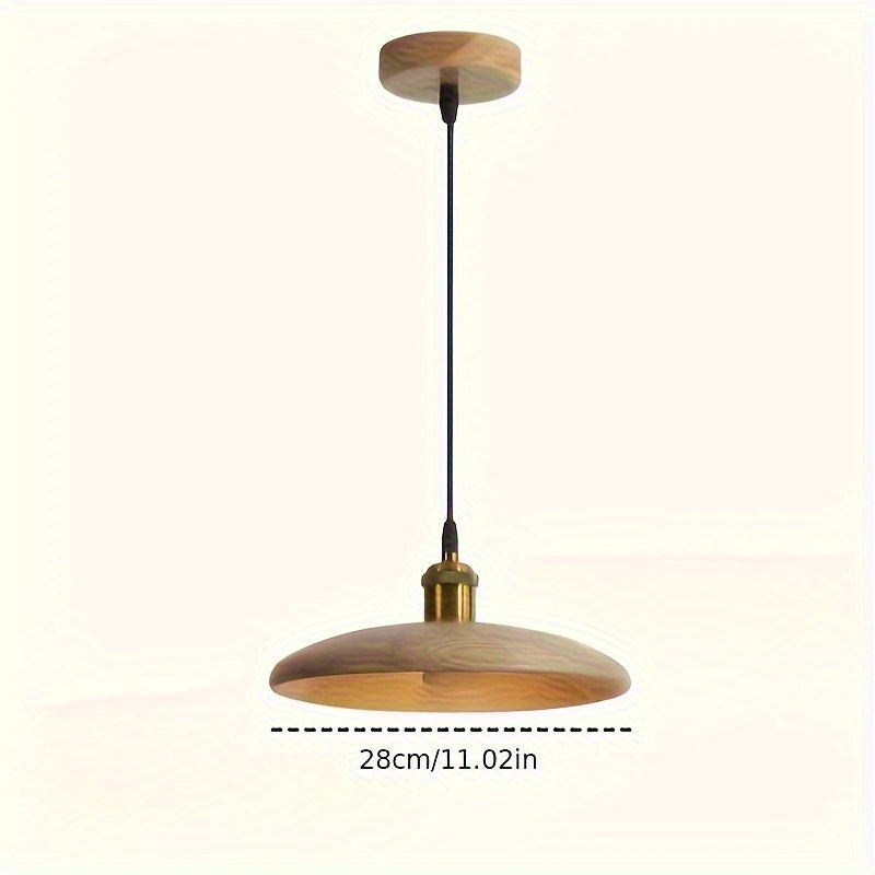Modern Nordic Solid Wood Pendant Light | Scandinavian Ceiling Lamp | Wildoxy