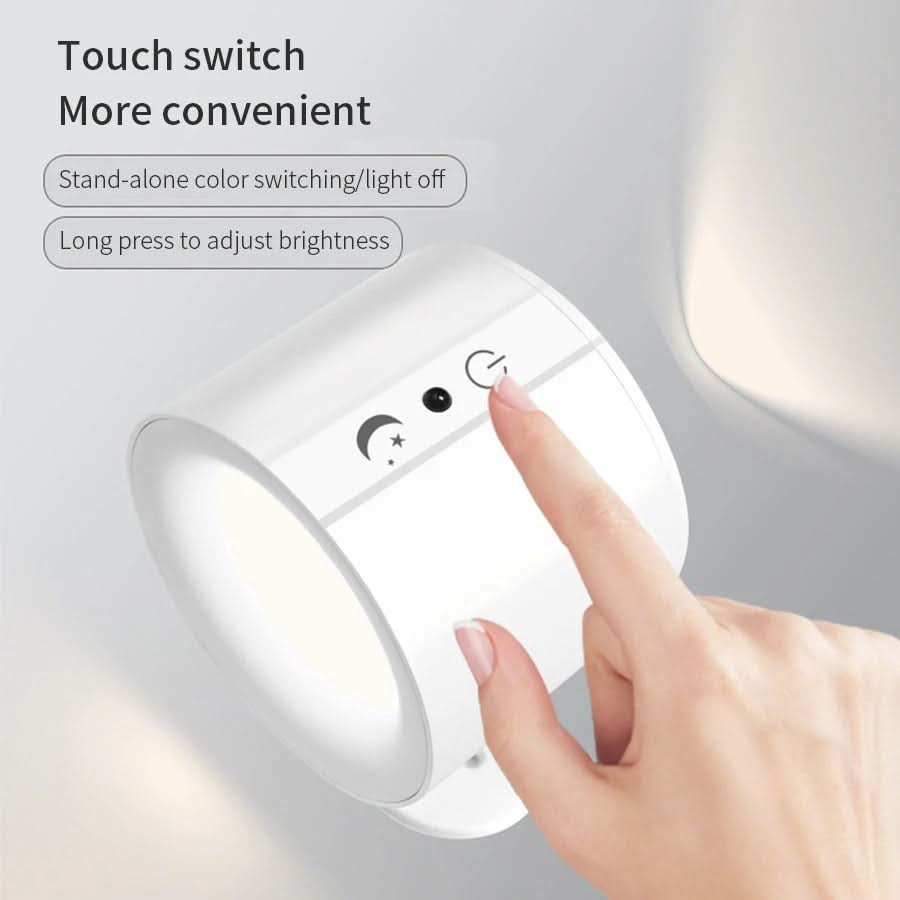 NovaLume Dimmable LED Wall Lamp — 360 Degree Rotatable Arm, Flexible Positioning