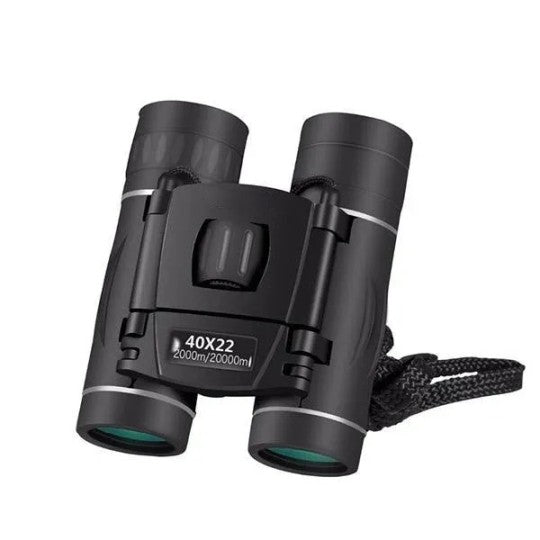 Binoclu 40x22 — Zoom optic profesional, negru