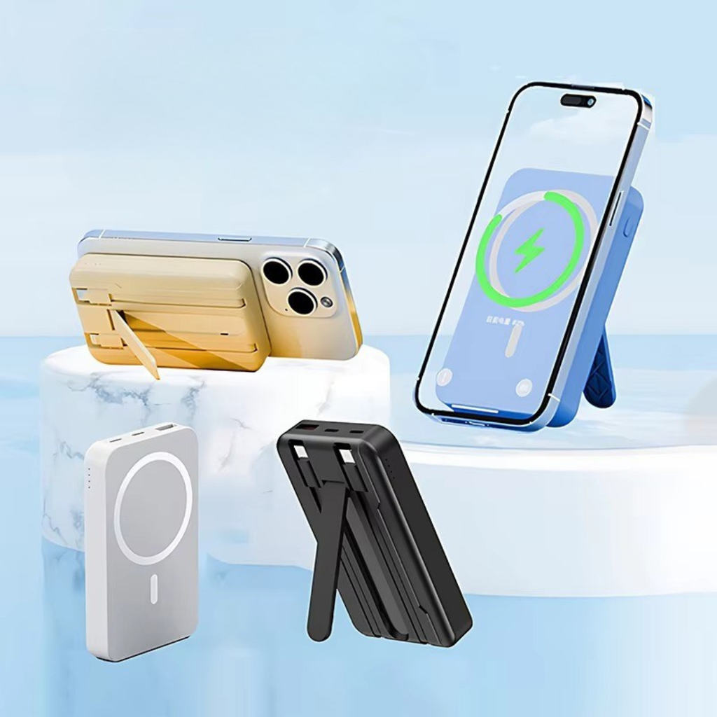 Magnetyczny powerbank bezprzewodowy — pojemność 100000 mAh