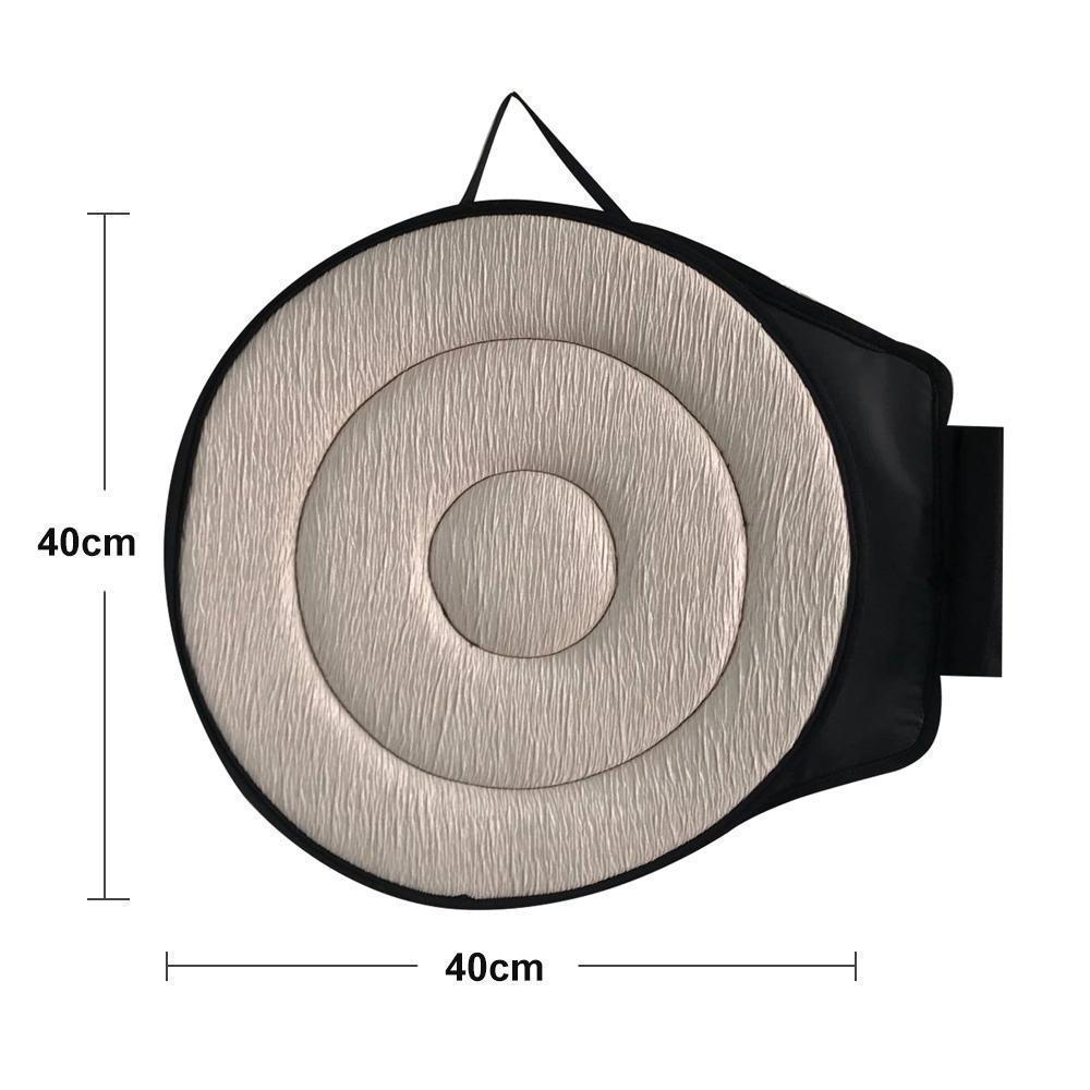 360° memory foam-pude, skridsikker - sort/beige/kaffe/rød