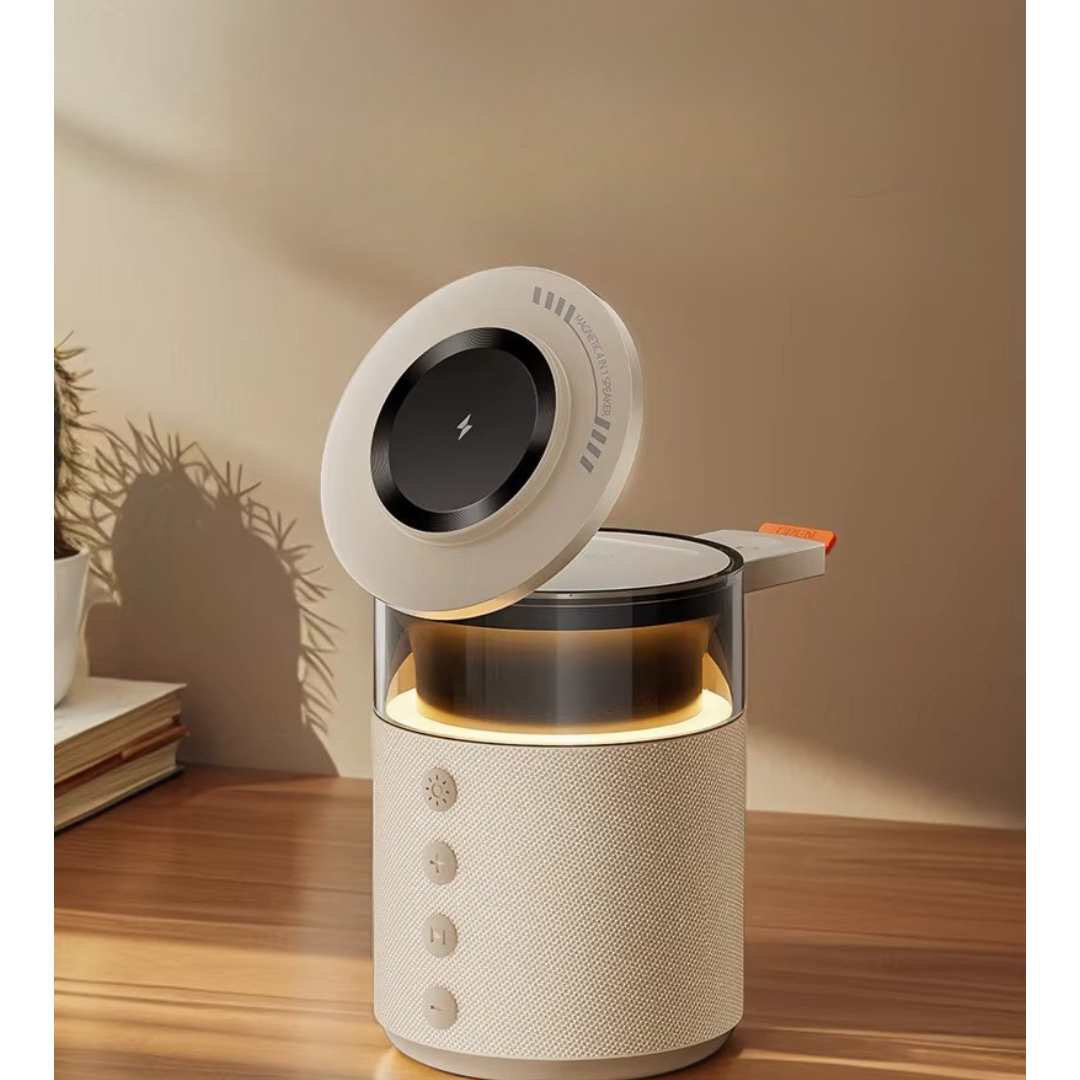 Magnetische 5-in-1-Ladestation — Schnelles gleichzeitiges kabelloses Laden für iPhone, iWatch und AirPods